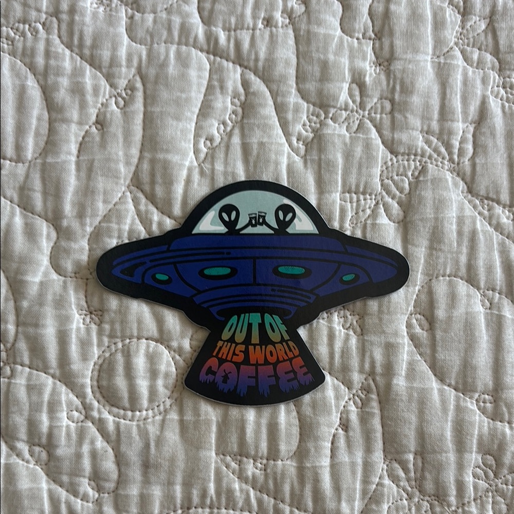 Dutch Bros UFO Sticker